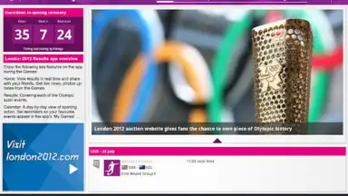 Captura de tela de Aplic. resultados Londres 2012 1