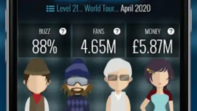 Captura de tela de Superstar Band Manager 2