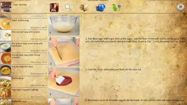 Captura de tela de Delicious recipes 4