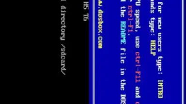 Captura de tela de aDosBox 2