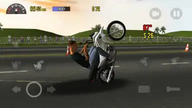 Captura de tela de Moto Wheelie 3D 15