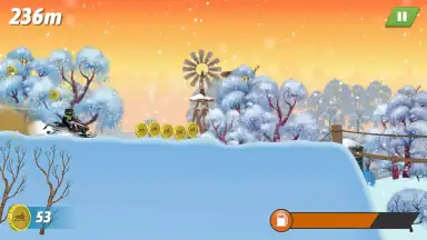 Captura de tela de Arctic Cat Snowmobile Racing 3