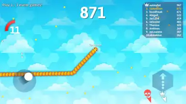 Captura de tela de Snake.io 12