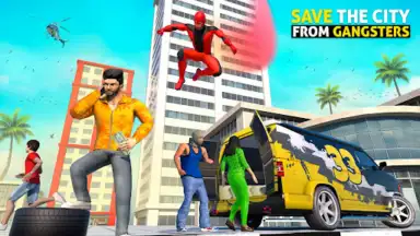 Captura de tela de Rope Hero: Speed Hero Games 2