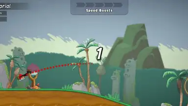 Captura de tela de Angry Birds Racing 5