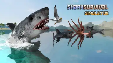 Captura de tela de Great White Shark Survival 5