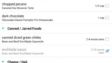 Captura de tela de Must Have Recipes 16