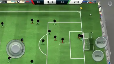 Captura de tela de Stickman Soccer 2016 4