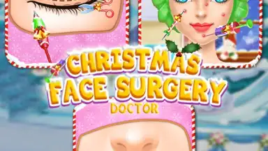 Captura de tela de Christmas Face Surgery: Virtual Surgery Hospital 1