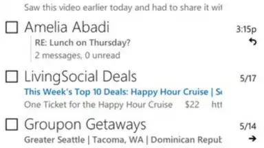 Captura de tela de Outlook.com 6
