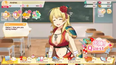 Captura de tela de Moe! Ninja Girls RPG 2