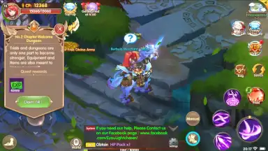 Captura de tela de Summoners Knight: Dragon Blaze 3