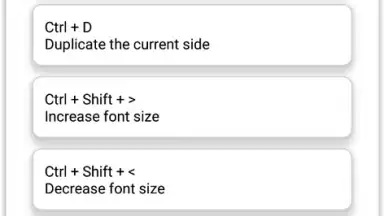 Captura de tela de Computers Shortcut Keys 4