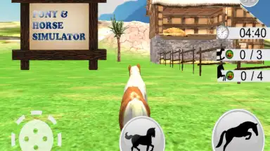 Captura de tela de Pony Horse Simulator Kids 3D 1