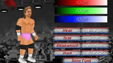 Captura de tela de Wrestling Revolution 5