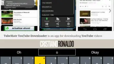 Captura de tela de Cristiano Ronaldo Official Keyboard 3