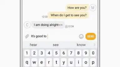 Captura de tela de Samsung keyboard 4