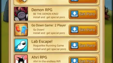 Captura de tela de Ahri RPG: Poro Farm 2