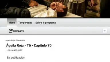 Captura de tela de RTVE Play 10