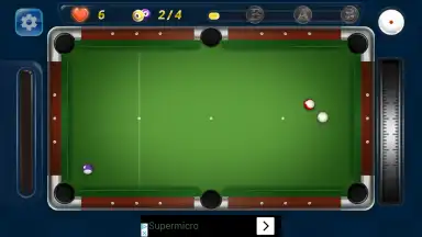 Captura de tela de Billiards City 8