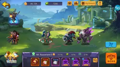 Captura de tela de Tap Heroes: Clicker War 9