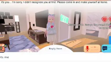 Captura de tela de Yandere AI Virtual Girlfriend 1
