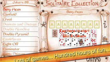 Captura de tela de Solitaire Collection 17