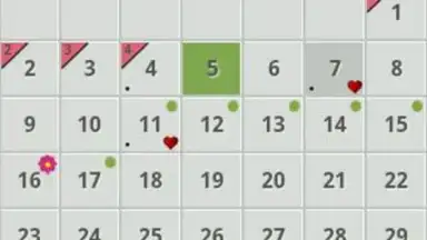 Captura de tela de Period Tracker 4