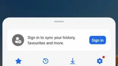 Captura de tela de Microsoft Edge Beta 15