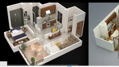 Captura de tela de 3D Home Plans 3