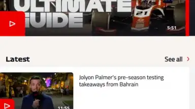 Captura de tela de Official F1 ® App 12