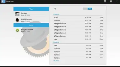 Captura de tela de Superuser (for Android 4) 7