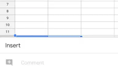 Captura de tela de Google Sheets 4