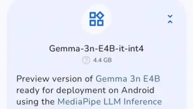 Captura de tela de Google AI Edge Gallery 7