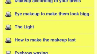 Captura de tela de Professional Makeup 2