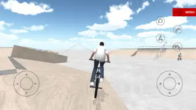 Captura de tela de BMX Space 3