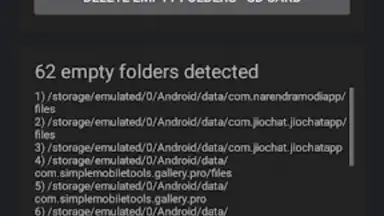 Captura de tela de Empty Folder Cleaner 3