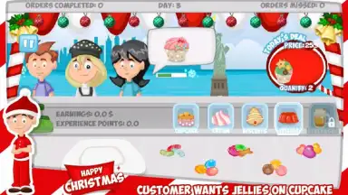 Captura de tela de CupCake Dash-Cooking Game 5