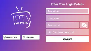 Captura de tela de IPTV Smarters Pro 5