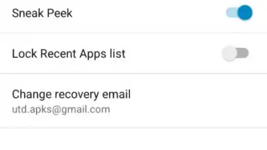Captura de tela de Norton App Lock 7