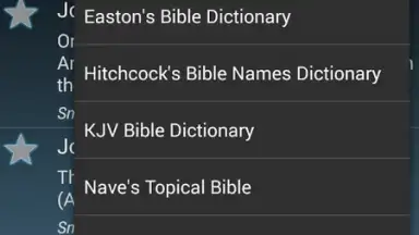 Captura de tela de The Bible Dictionary 5