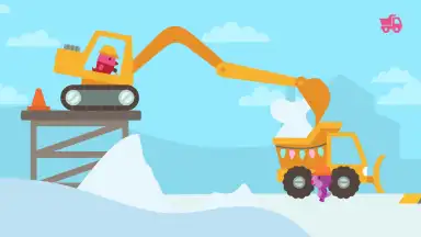 Captura de tela de Sago Mini Holiday Trucks and Diggers 8