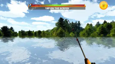 Captura de tela de Fishing 3D Simulator. The Lakes 7