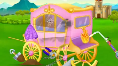 Captura de tela de Princess house cleaning advent 3