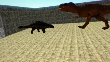 Captura de tela de Dino Anky vs T-Rex Colloseum 4