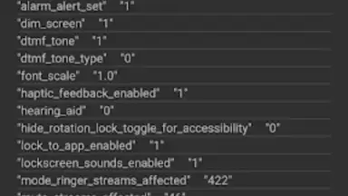 Captura de tela de 4A Settings Database Editor 3