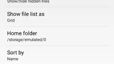 Captura de tela de Arc File Manager 1