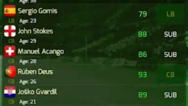 Captura de tela de True Football 3 7