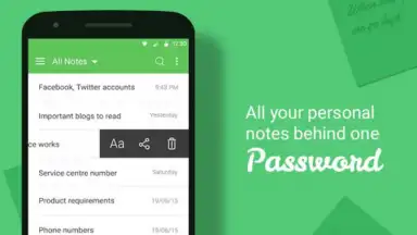 Captura de tela de Secure Notes 9