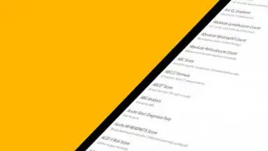 Captura de tela de MDCalc Medical Calculator 3